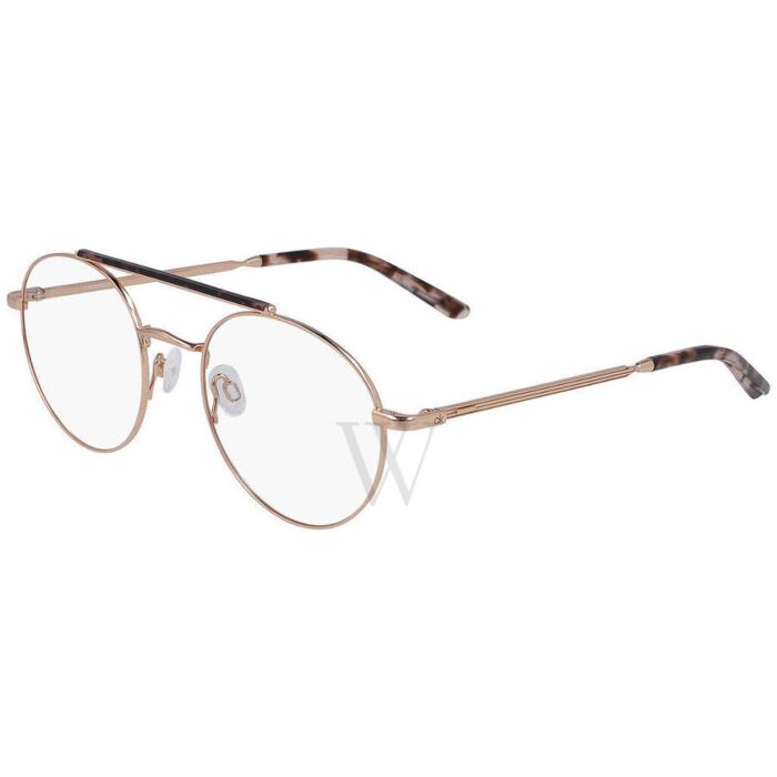 Calvin Klein 51 Eyeglass Gold mm World Frames of | Tone Rose Watches