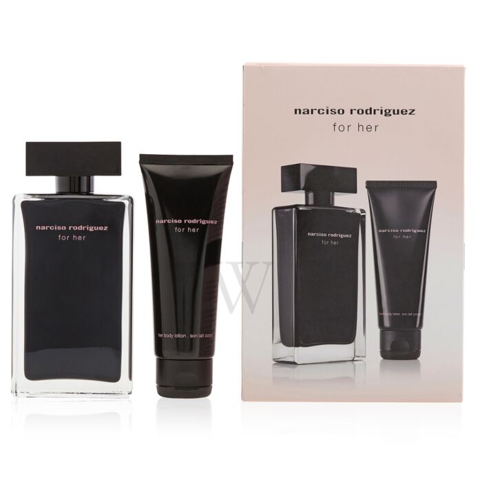 Narciso Rodriguez by Narciso Rodriguez for Women - 2 Pc Gift Set 3.3oz EDT  Spray, 2.5oz Body Lotion | World of Watches