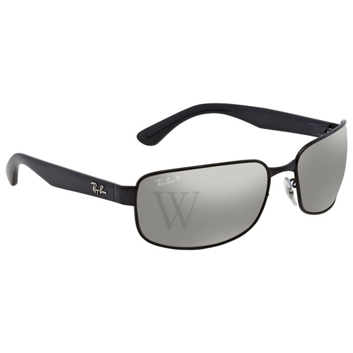 Ray Ban Chromance 65 mm Black Sunglasses