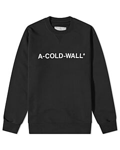 A Cold Wall Men's Black Essential Logo Crew Sweater