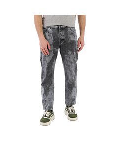 A Cold Wall Men's Grey Wash Fade Form Slim Jean