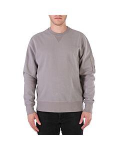 A Cold Wall Men's Slate Grey Embroidered Crewneck Sweatshirt