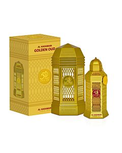 Al Haramain Unisex 50 Years Golden Oudh EDP 3.4 oz Fragrances 6291106811599