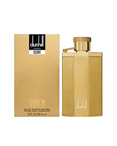 Alfred Dunhill Men's Desire Gold For Men EDT 3.4 oz Fragrances 085715801968