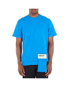 Ambush Men's Deep Water Blue Waist Pocket Cotton T-shirt