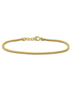 AMOUR 1.85mm Franco Link Bracelet In 10K Yellow Gold, 9 In