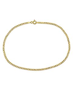 AMOUR 2.3mm Curb Link Chain Bracelet In 10K Yellow Gold, 10 In