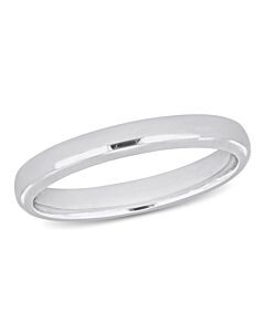 Amour 2.5mm Comfort Fit Wedding Band in 14k White Gold