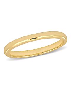 Amour 2mm Comfort Fit Wedding Band in 14k Yellow Gold