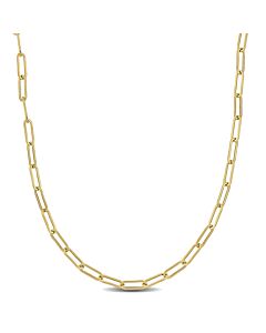 AMOUR 3.3mm Paperclip Chain Necklace In 14K Yellow Gold, 16 In