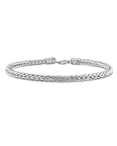 Amour 4.2mm Foxtail Chain Bracelet in Sterling Silver