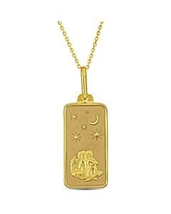 AMOUR Gemini Horoscope Necklace In 10K Yellow Gold