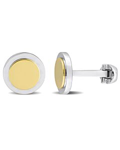 AMOUR Cufflinks in 14K White Yellow Gold