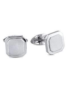 AMOUR Square Cufflinks In Sterling Silver