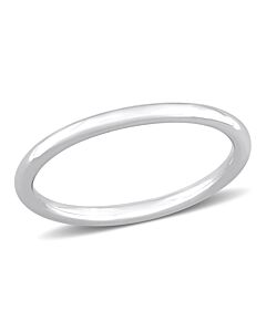Amour Wedding Band in 14K White Gold