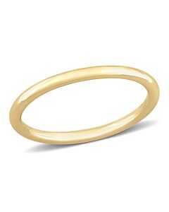Amour Wedding Band in 14K Yellow Gold