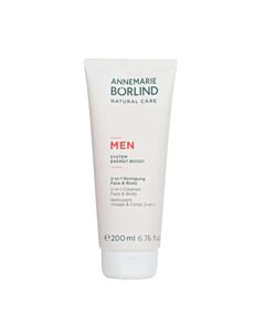 Annemarie Borlind Men's System Energy Boost 2-in-1 Cleanser Face & Body 6.76 oz Skin Care 4011061225376