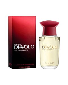 Antonio Banderas Men's Diavolo EDT Spray 1.7 oz Fragrances 8411061849378