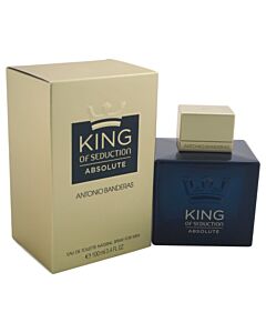 Antonio Banderas Men's King Of Seduction Absolute EDT Spray 3.4 oz Fragrances 8411061813973