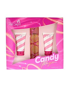 Aquolina Ladies Pink Sugar Candy Magic 3pc Gift Set Fragrances 8054609781886