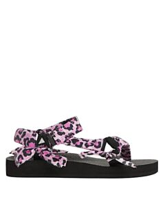 Arizona Love Ladies Leopard Pink Trekky Sandals
