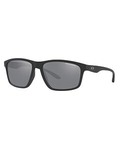 Armani Exchange 59 mm Matte Black Sunglasses