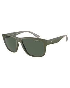 Armani Exchange 59 mm Matte Green Sunglasses