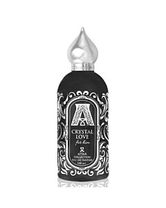 Attar Collection Men's Crystal Love EDP Spray 3.4 oz Fragrances 6390902022212