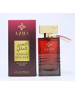 Azha Men's Amber Malaky EDP Spray 3.3 oz Fragrances 6629021040020