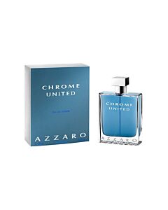 Azzaro Men's Chrome United EDT Spray 3.4 oz Fragrances 3351500020317
