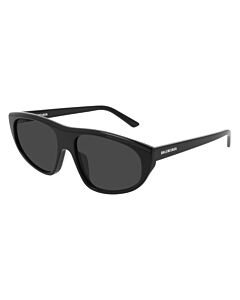 Balenciaga 60 mm Black Sunglasses