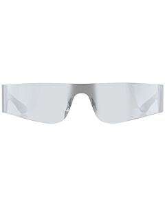 Balenciaga 99 mm Silver Sunglasses
