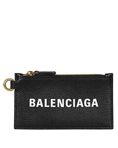 Balenciaga Black/L White Card Case