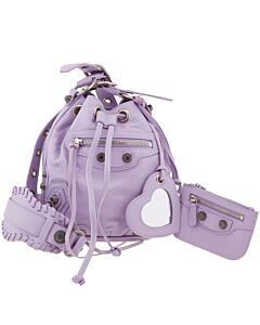 Balenciaga Purple Bucket Bag