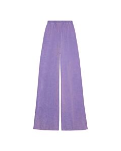 Balenciaga Ultraviolet Creased Effect Extra Long Lounge Pants