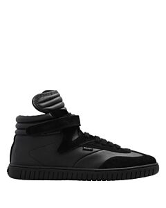 Bally Black Parrel-Mid Leather High-Top Sneakers