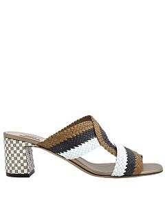 Bally Ianna Woven Lamb Nappa Interlace Sandals, Brand Size 42 (US Size 11.5)