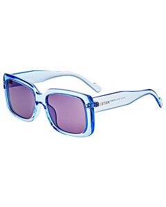 Bertha Wendy 55 mm Purple Sunglasses
