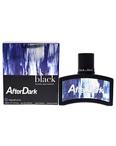 Black Is Black After Dark by Nu Parfums for Men - 3.4 oz EDT Spray