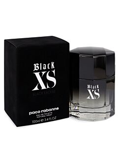 Black XS Men by Paco Rabanne Eau de Toilette Spray 1.7 Oz (50 Ml) (M)