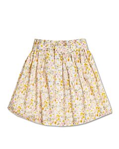 Bonpoint Girls Floral Print Flared Mini Skirt