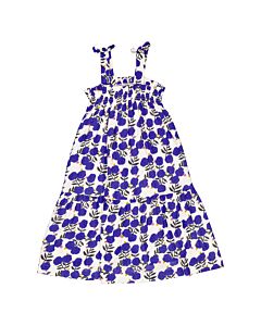 Bonton Girls Floral Print Sleeveless Dress