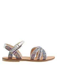 Bonton Girls Glitter Strap Sandals