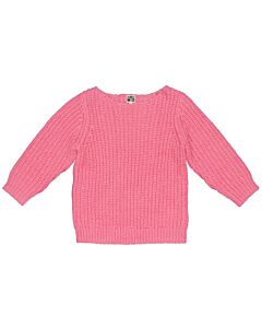 Bonton Girls Rose Chacha Fine Knit Sweater
