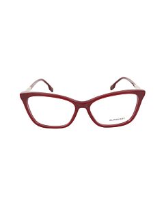 Burberry Sally 55 mm Bordeaux Eyeglass Frames