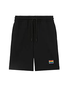 Burberry Black Pride Badge Drawstring Shorts
