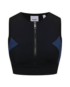 Burberry Black Quinn Stretch Jersey Cropped Top