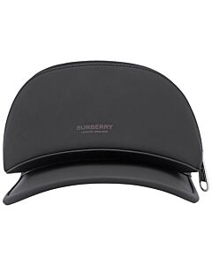 Burberry Black Zip Detail Visor Hat