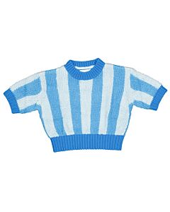 Burberry Kids Nelly Stripe Silk Sweater