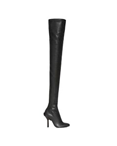 Burberry Ladies Faux Leather Jamila Over-The-Knee Boots